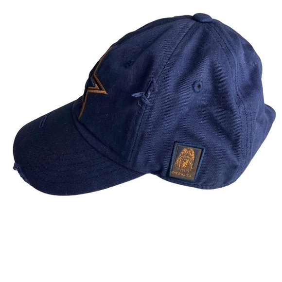 RARE Star Wars Dallas Cowboys Chewbacca Cap Distressed Hat Strapback Slouch - Picture 3 of 11